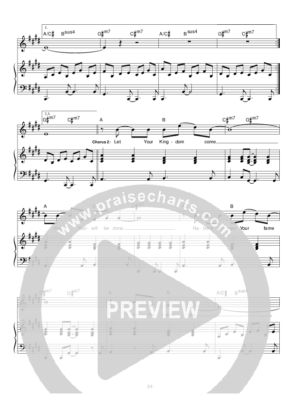 On The Lord's Day Lead & Piano (Hillsong UNITED)