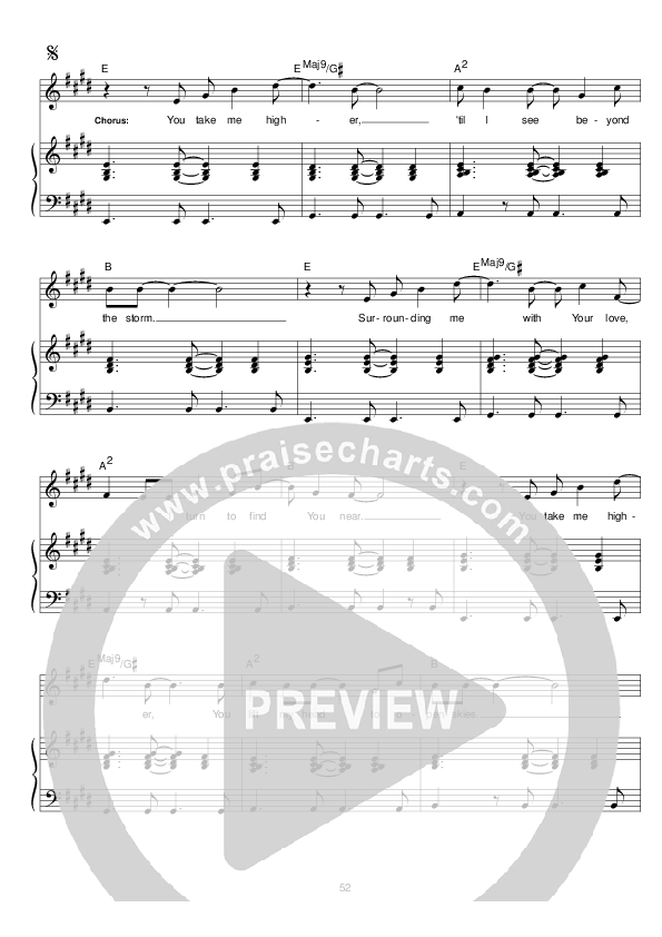 You Take Me Higher Lead & Piano (Hillsong UNITED)