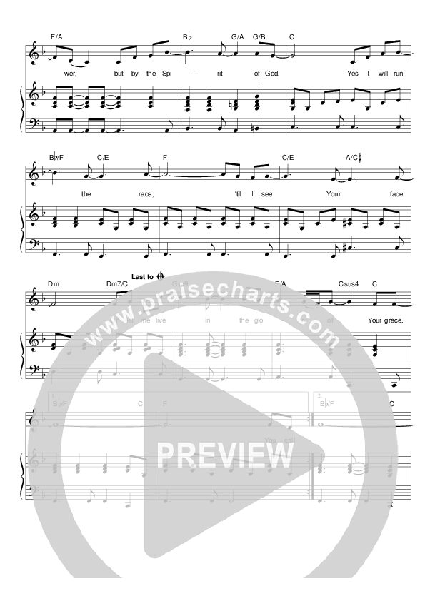 I Will Run To You Piano/Vocal (Hillsong Worship)