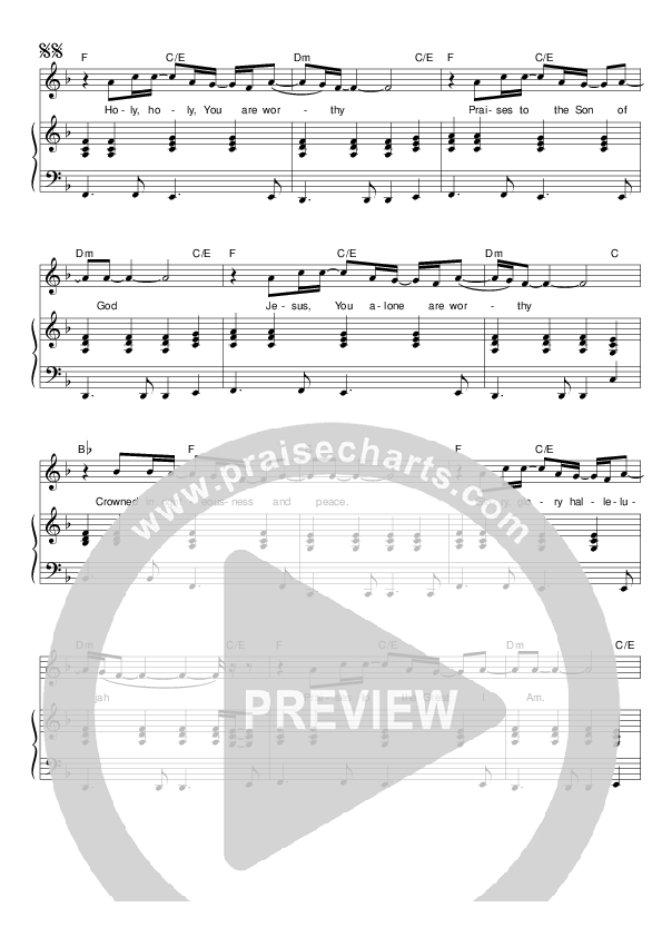 Lord Of The Heavens Lead & Piano (Hillsong Worship)