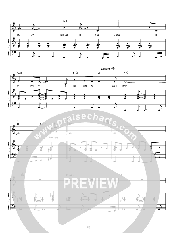 One Hope Piano/Vocal & Lead (Hillsong Worship)