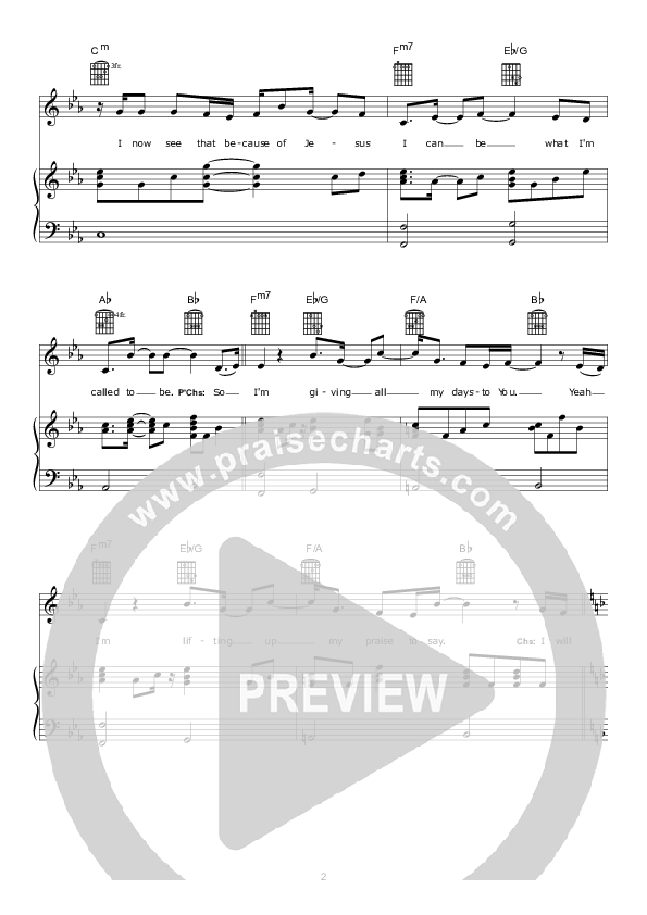 Giving Everything Lead & Piano (Hillsong Kids)