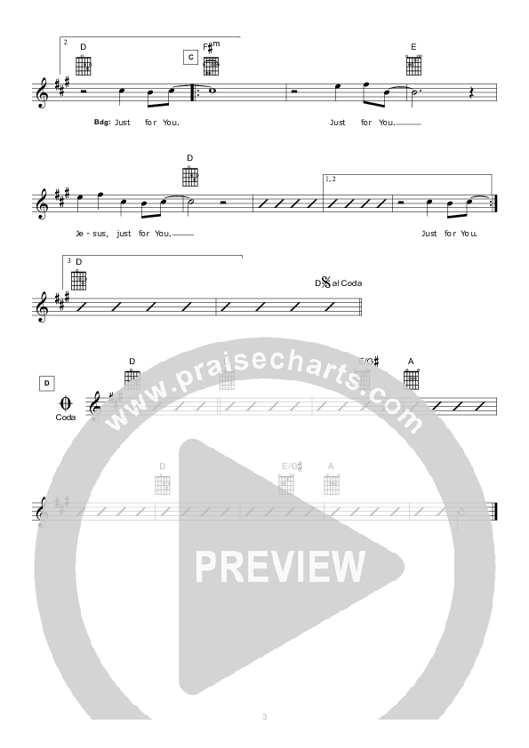 Jesus You Care Lead Sheet (Hillsong Kids)