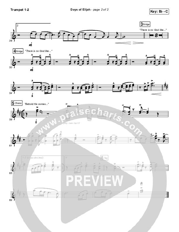 Days of Elijah Trumpet 1,2 (Robin Mark)