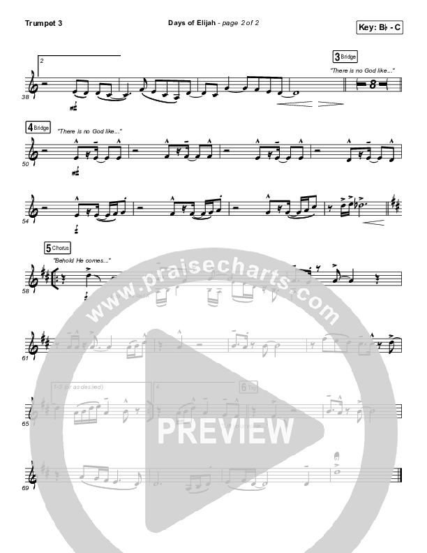 Days of Elijah Trumpet 3 (Robin Mark)