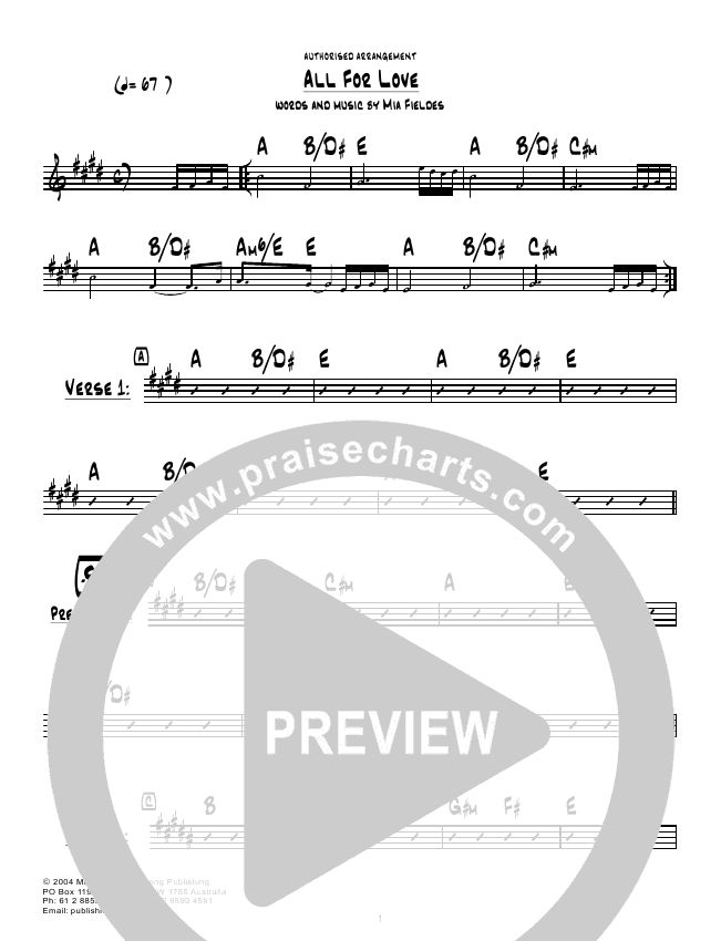 Lead Sheet Chart