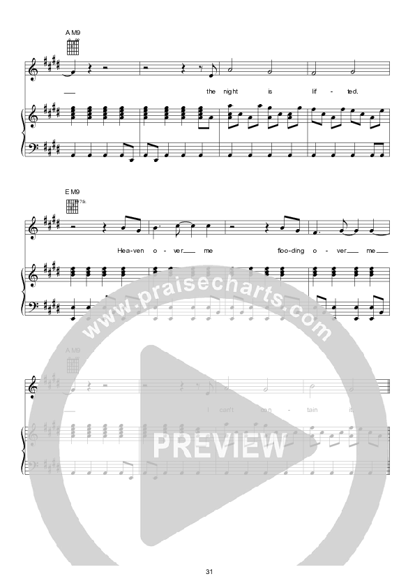 His Love Piano/Vocal (Hillsong Worship)