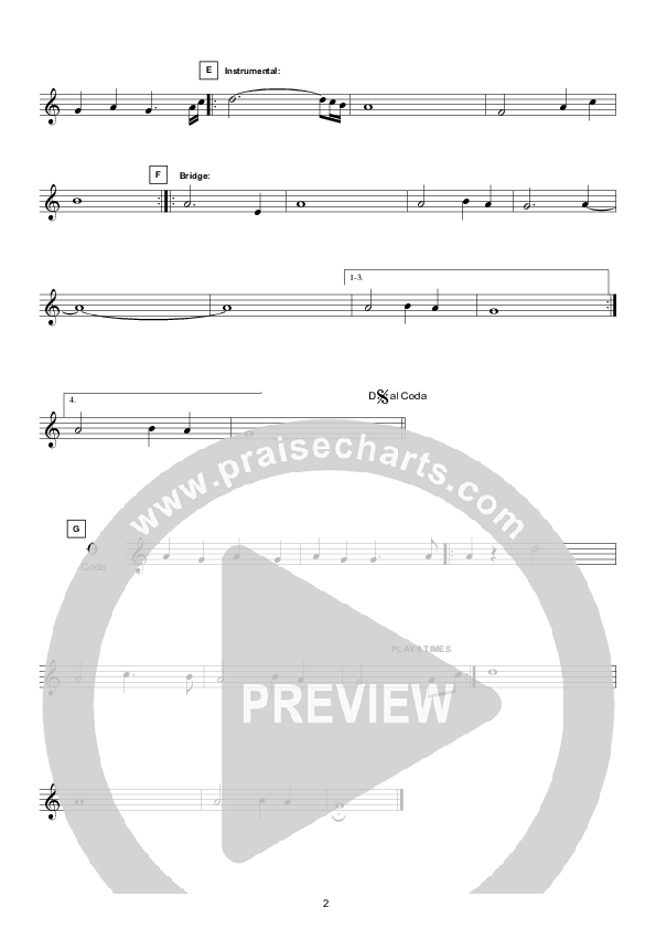 Wonderful God Violin 2 (Hillsong Worship)