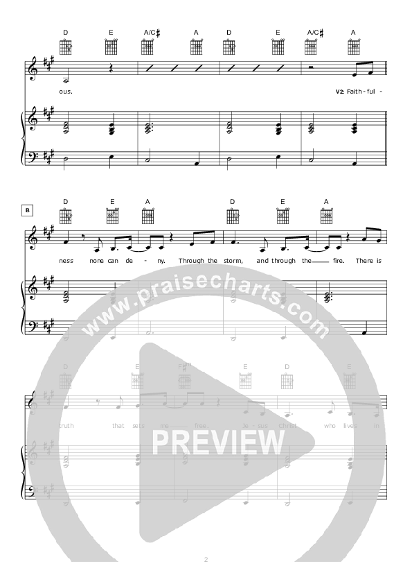 Stronger Lead & Piano (Hillsong Worship)