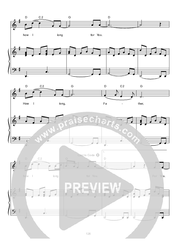 How I Long For You Lead & Piano (Hillsong Worship)