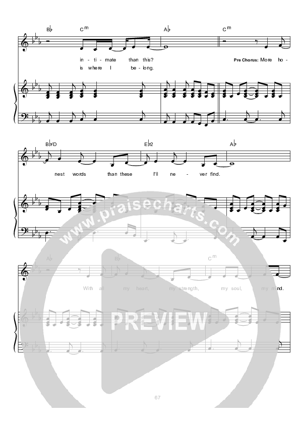 Love Song Lead & Piano (Hillsong Worship)