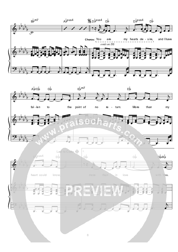 More Than Lead & Piano (Hillsong Worship)