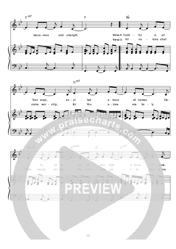 Most Holy Lead & Piano (Hillsong Worship)