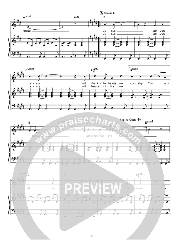 Jesus Our Lord Jesus Lead & Piano (Hillsong Worship)