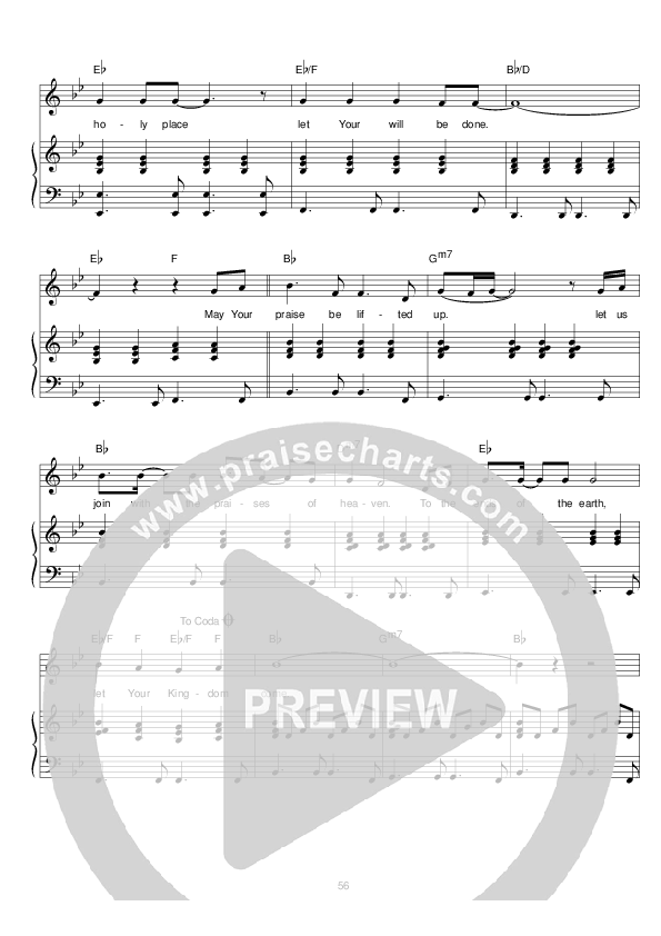 Let Your Kingdom Come Lead & Piano (Hillsong Worship)