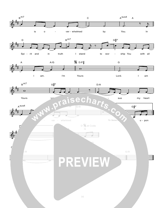 Overwhelmed Sheet Music PDF (Hillsong Worship) - PraiseCharts