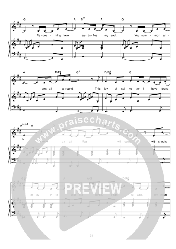 Overwhelmed Lead & Piano (Hillsong Worship)