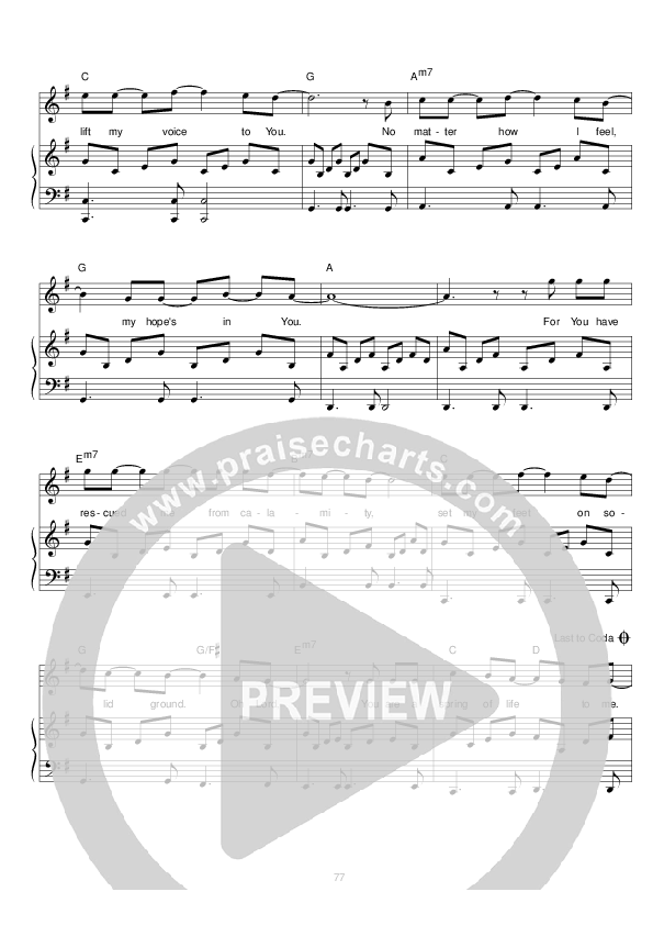 Spring Of Life Lead & Piano (Hillsong Worship)