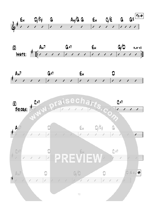 More Than Life (with Jesus' Blood) Chord Chart (Hillsong UNITED)