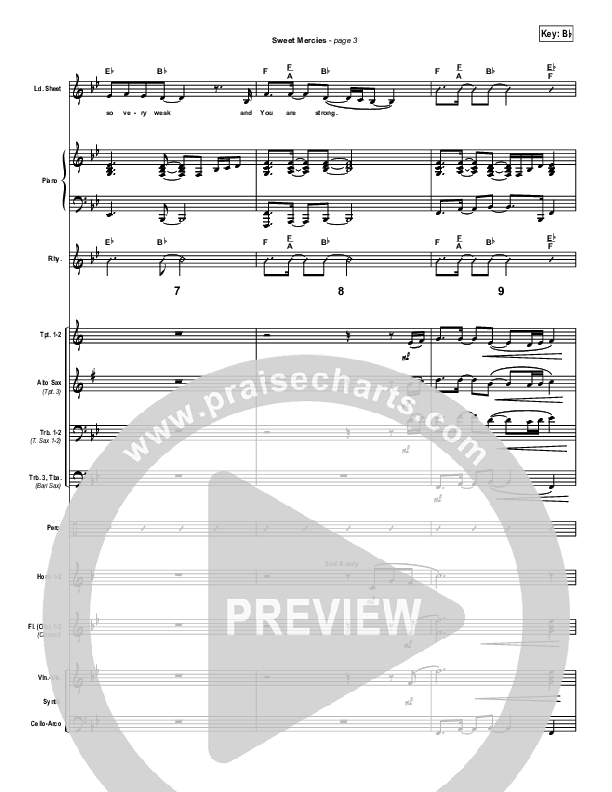 Sweet Mercies Conductor's Score (David Ruis / Passion)