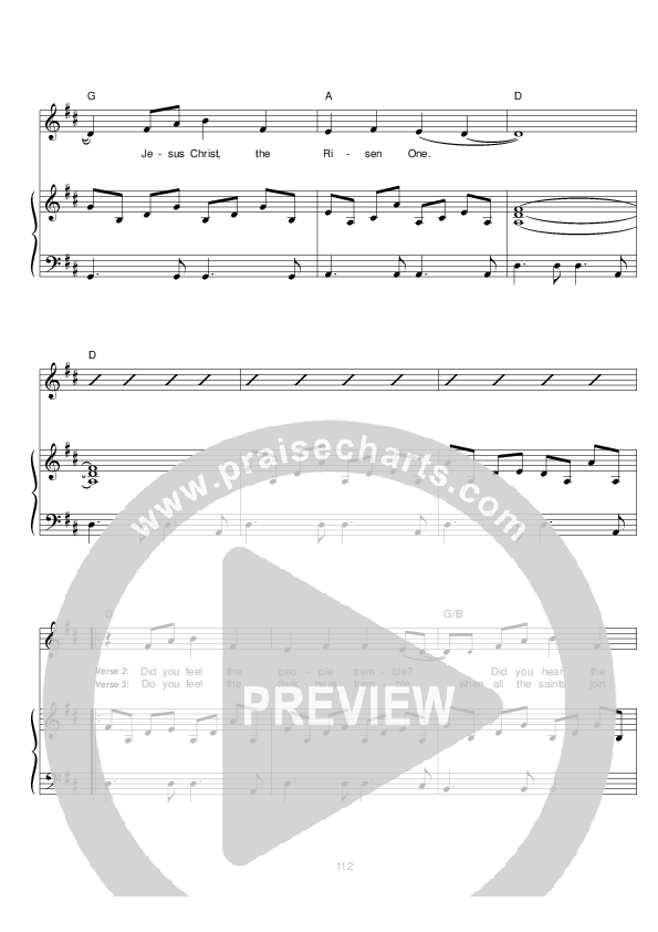 Did You Feel the Mountains Tremble Piano/Vocal (Hillsong UNITED)