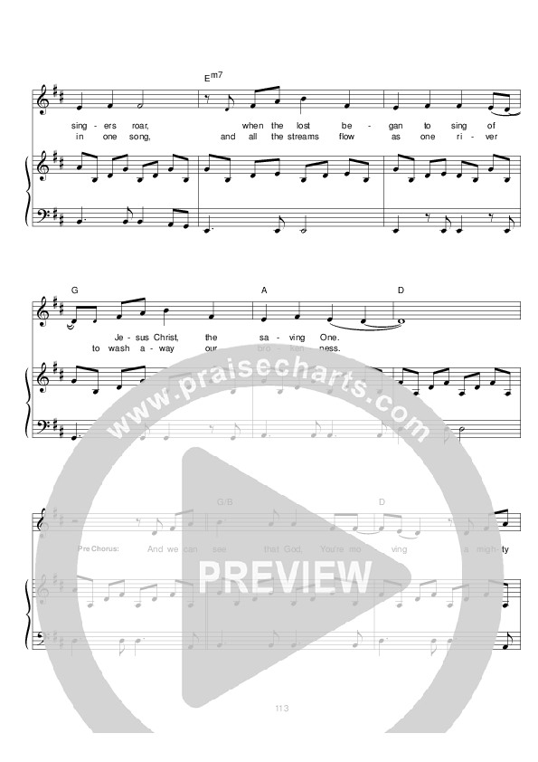 Did You Feel the Mountains Tremble Piano/Vocal (Hillsong UNITED)