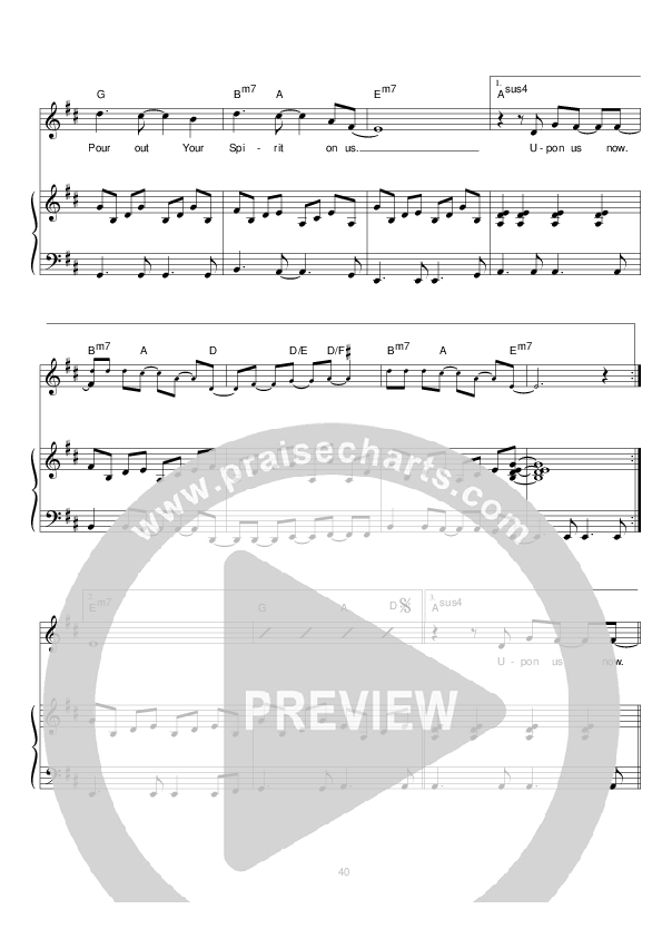 Pour Out Your Spirit Piano/Vocal (Hillsong UNITED)