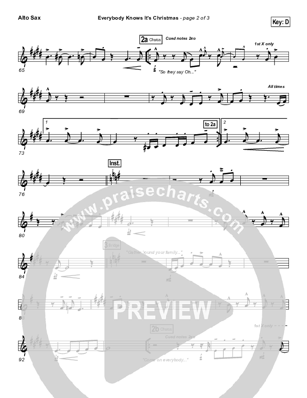 Everybody Knows Alto Sax (Israel Houghton)