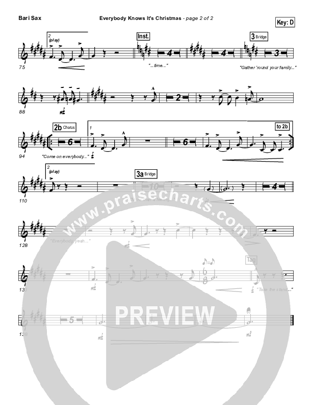 Everybody Knows Bari Sax (Israel Houghton)