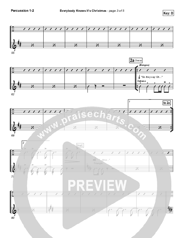 Everybody Knows Percussion (Israel Houghton)