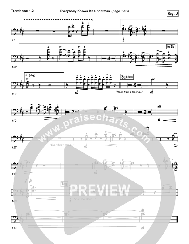 Everybody Knows Trombone 1/2 (Israel Houghton)