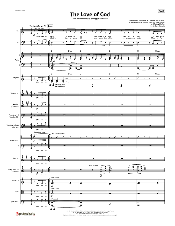 The Love Of God Orchestration (MercyMe)