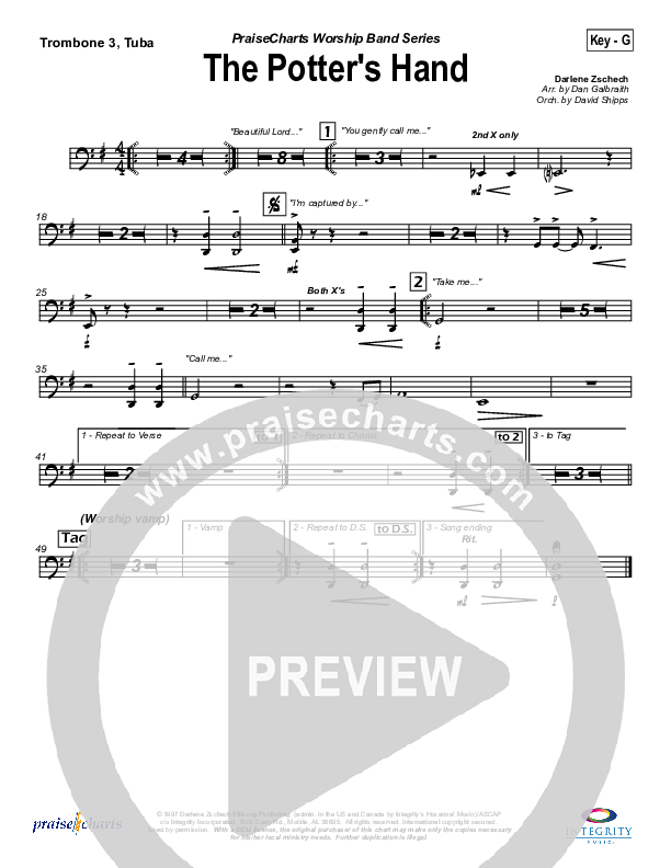 The Potter's Hand Trombone 3 (Hillsong Worship)