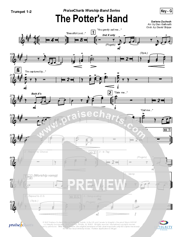 The Potter's Hand Brass Pack (Hillsong Worship)