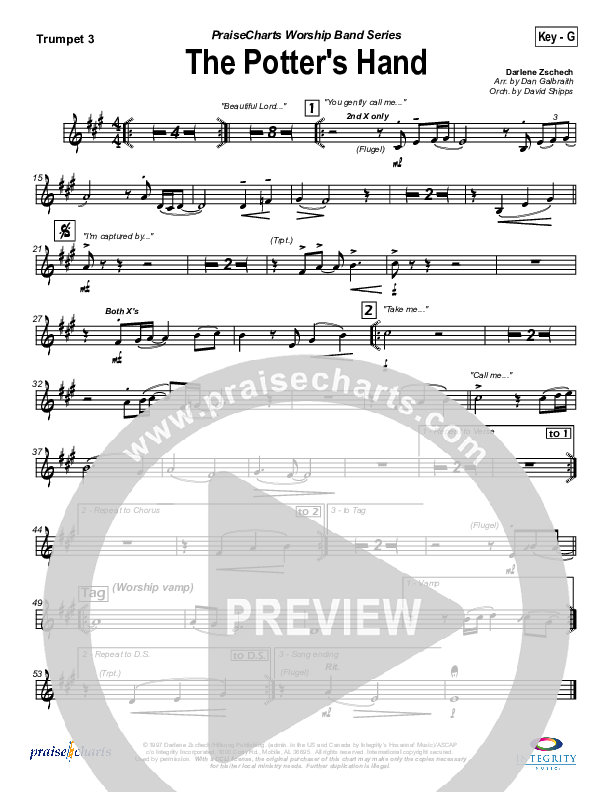 The Potter's Hand Trumpet 3 (Hillsong Worship)