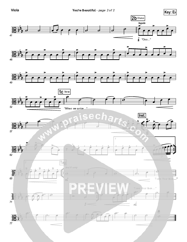 You're Beautiful Viola (Phil Wickham)