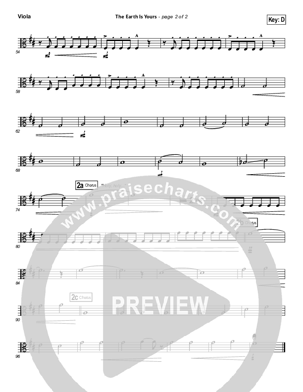 The Earth Is Yours Viola (Gungor)