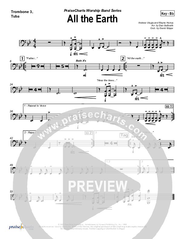 All The Earth Trombone 3 (Parachute Band)