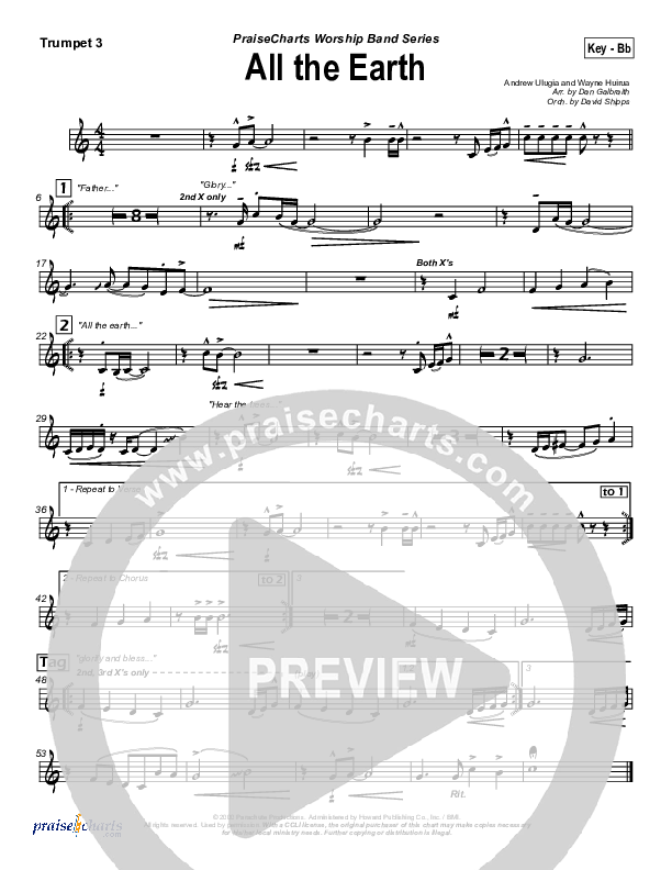 All The Earth Trumpet 3 (Parachute Band)