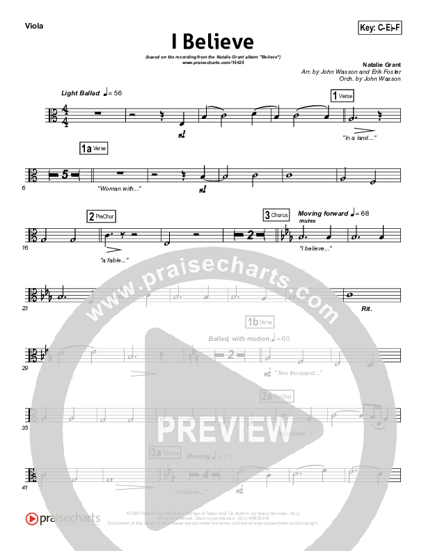 I Believe Viola (Natalie Grant)