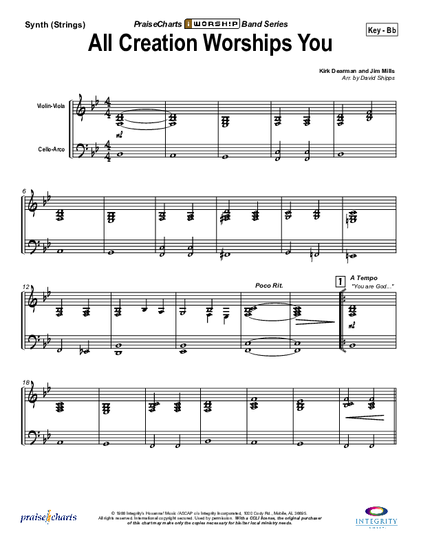 All Creation Worships You Synth Strings (Kirk Dearman)