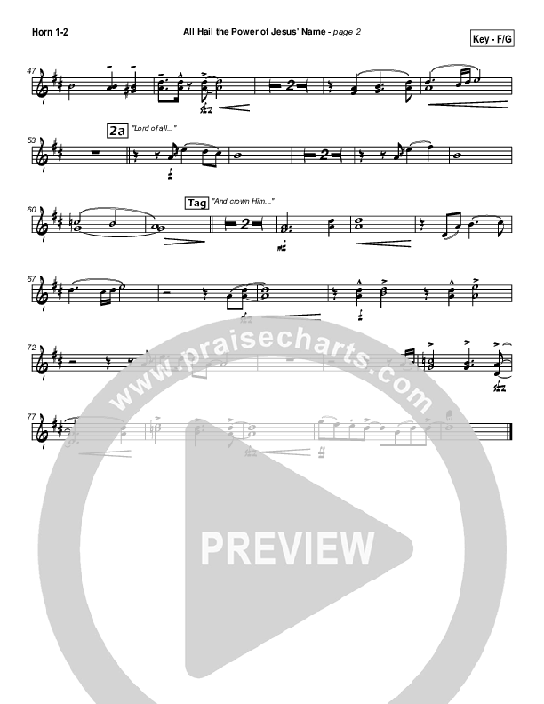 All Hail the Power of Jesus Name Brass Pack (Paul Baloche)