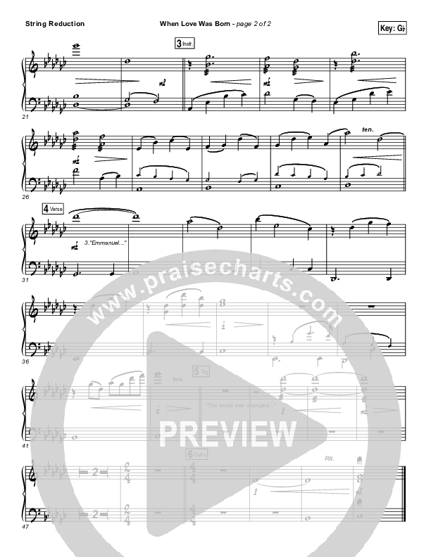 When Love Was Born Synth Strings (Mark Schultz)