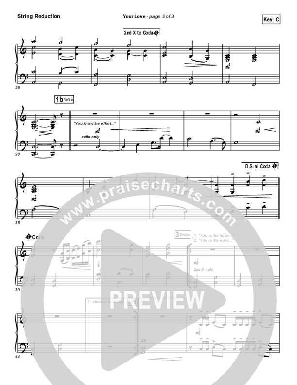 Your Love String Pack (Brandon Heath)