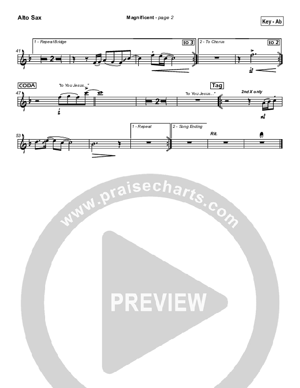 Magnificent Alto Sax (Hillsong Worship)