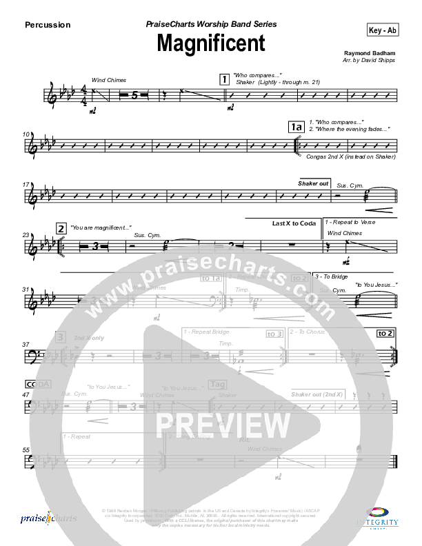 Magnificent Percussion (Hillsong Worship)