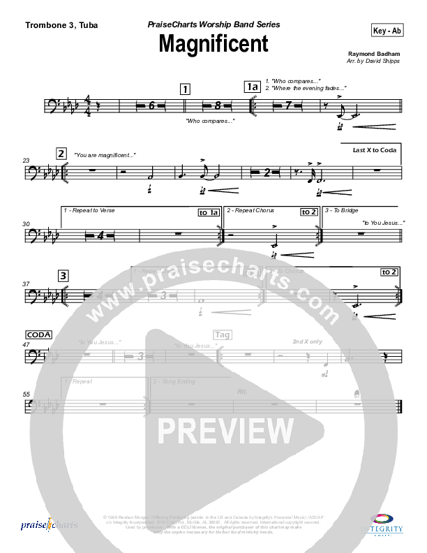 Magnificent Trombone 3 (Hillsong Worship)