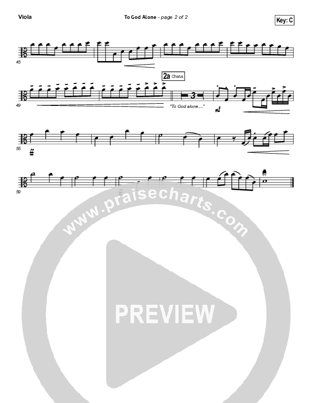 To God Alone Viola (Aaron Shust)