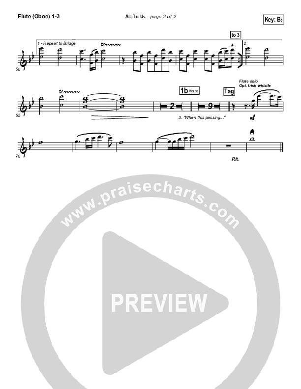 All To Us Wind Pack (Chris Tomlin)