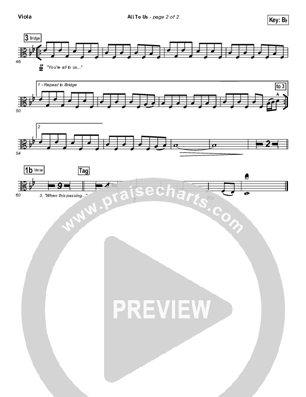 All To Us Viola (Chris Tomlin)